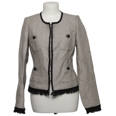 Blazer (Beige, Black) from Brigitte von Boch Cotton, Linen, Polyester