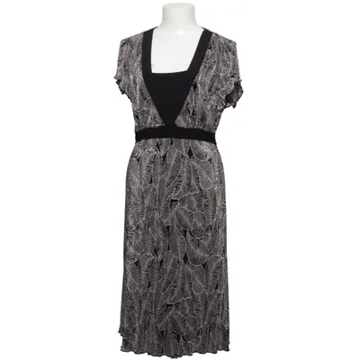Dress (Black, White) from Dressbarn Elastane, Polyester