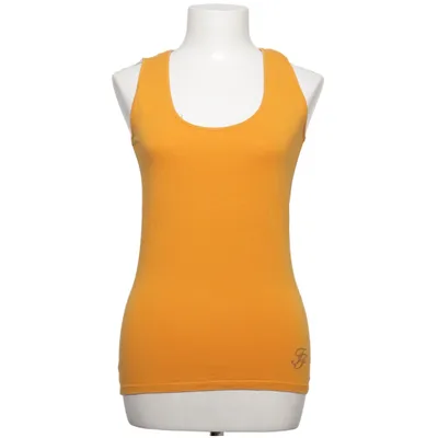 Tanktop (Oranje) van Talking French Katoen, Elastaan