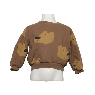 Sweatshirt (Bruin) van Zara Katoen, Elastaan