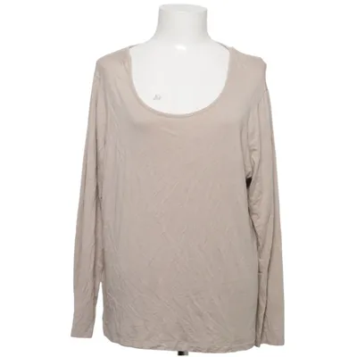 T-shirt à manches longues (Beige) de Daxon Élasthane, Viscose