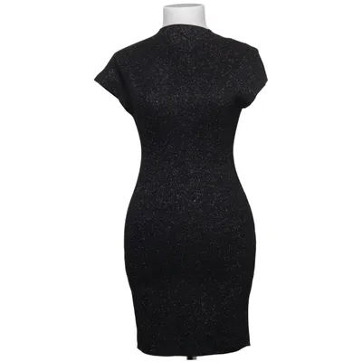 Kleid (Schwarz, Silber) von Zara Polyester, Viskose