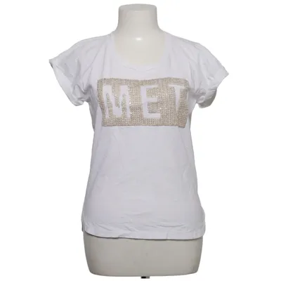T-shirt (Wit) van Met Katoen