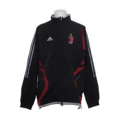 Träningsjacka (Svart, Röd) från Adidas Polyester