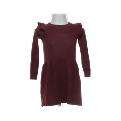 Klänning (Röd) från Dilling Merinoull, Ekologisk bomull