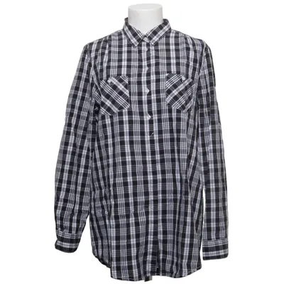 Flanellskjorta (Svart, Vit) från DeVal Woman Bomull