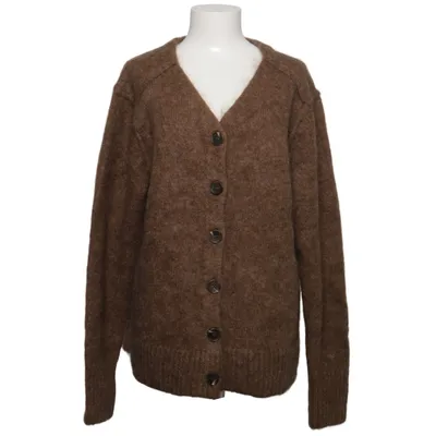 Kofta (Brun) från H&M Edition Angora, Elastan, Mohair, Polyamid, Ull