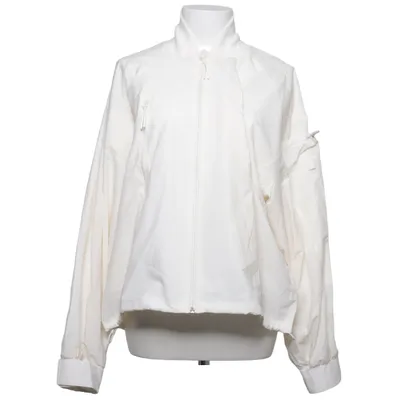Träningsjacka (Vit) från Adidas Bomull, Elastan, Återvunnen polyester
