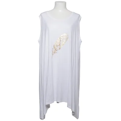 Tunic (White, Multicolored) from AmbitionFly Cotton, Elastane
