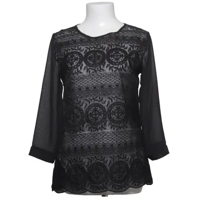 Blouse (Black) from Mango Suit Cotton, Polyester, Viscose