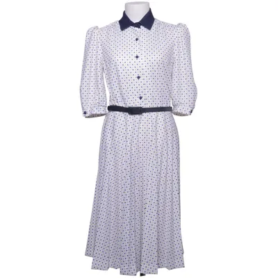 Blusenkleid (Weiß, Blau, Gelb) von Marcelle Griffon Polyester