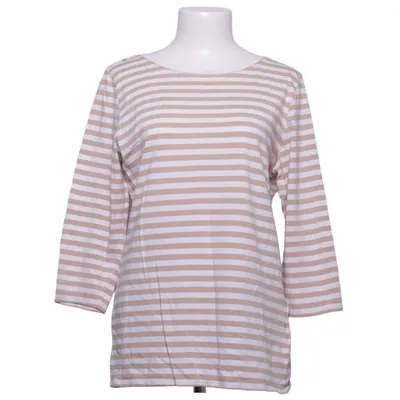 Langarmshirt (Beige, Weiß) von Laura di Sarpi Baumwolle, Elasthan