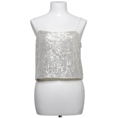 Crop top (Silver) from Baum Und Pferdgarten Elastane, Polyester
