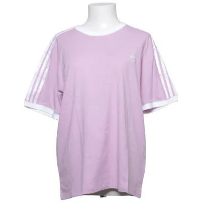T-shirt (Lila, Vit) från Adidas Bomull, Elastan