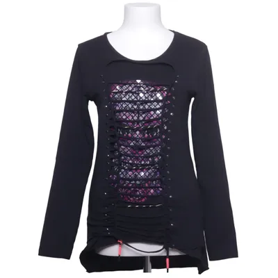 Top (Black) from Cipo & Baxx Cotton, Elastane