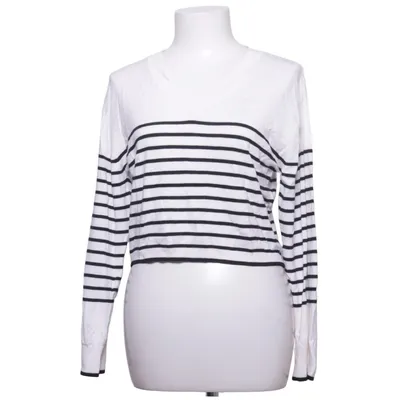 Pullover (White, Black) from Divided by H&M Viscose, Polyamide