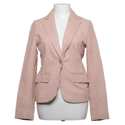Leather blazer (Pink) from Hallhuber Trend Leather, Polyester