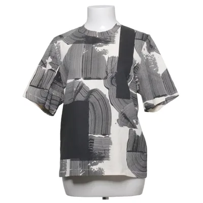 Top (Gray, White) from H&M Studio Cotton
