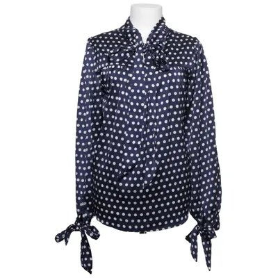 Blouse (Blue, White) from Daisy Grace Polyester