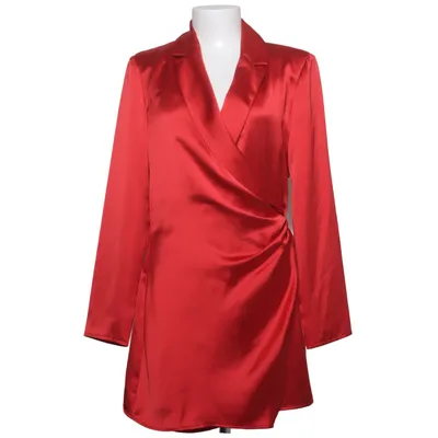 Slå-om-kjole (Rød) fra Zara Polyester