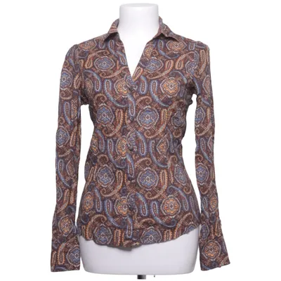 Chemise (Marron, Bleu, Jaune) de Mango Collection Coton