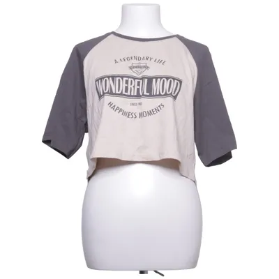 T-shirt (Beige, Grijs) van Dazy Katoen