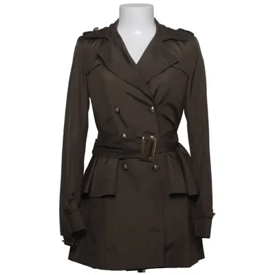 Trenchcoat (Grøn) fra Zara Woman Polyester, Viscose