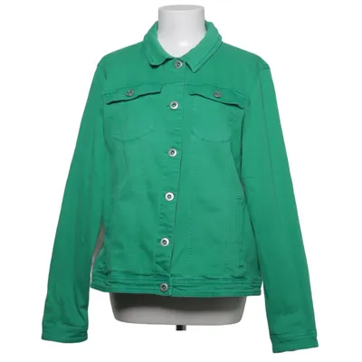 Denim jacket (Green) from Cecil Cotton, Elastane
