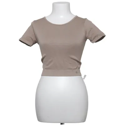 Sporttop (Beige) van Drop of Mindfulness Elastaan, Polyamide