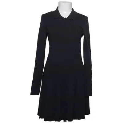 Dress (Blue, Gray) from Thinking Mu Cotton, Merino wool