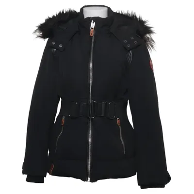 Vinterjakke (TEODORA WITH BELT) fra Khujo Bomuld, Polyester