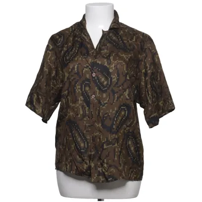 Kortärmad skjorta (Brun, Svart) från Condor Silke