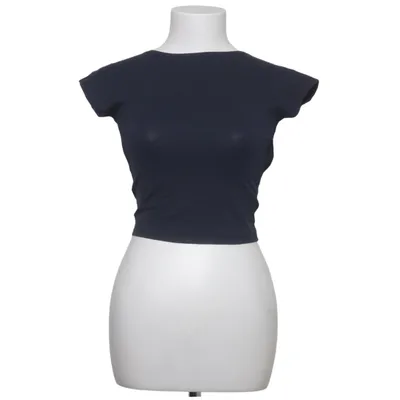 Crop top (Black) from Subdued Cotton, Elastane