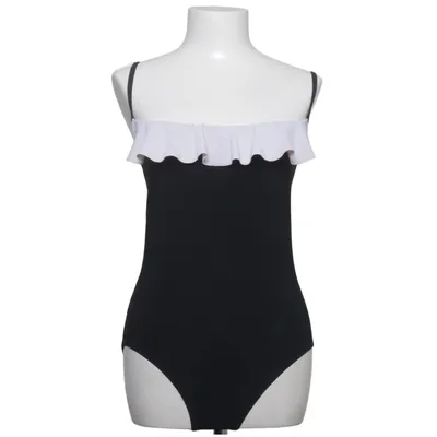 Badedragt (Sort, Hvid) fra Paula Beachwear Elastan, Polyamid, Polyester