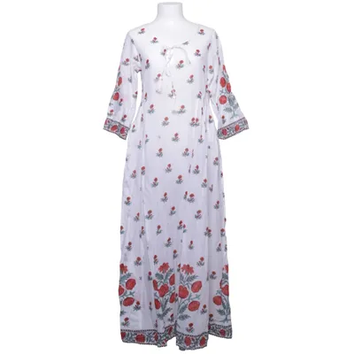 Dress (White, Red, Green) from Tree of Life Cotton