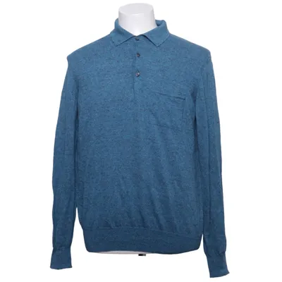 Strickpullover (Blau) von Walbusch Baumwolle, Leinen