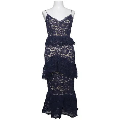 Cocktailklänning (Blå, Beige) från Bubbleroom by Carolina Gynning Bomull, Polyamid, Polyester