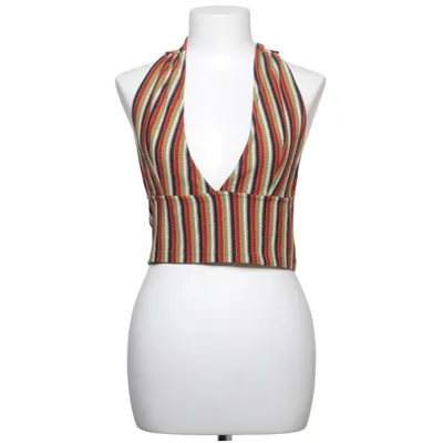 Halternecktopp (Flerfärgad) från Urban Outfitters Elastan, Polyester, Viskos