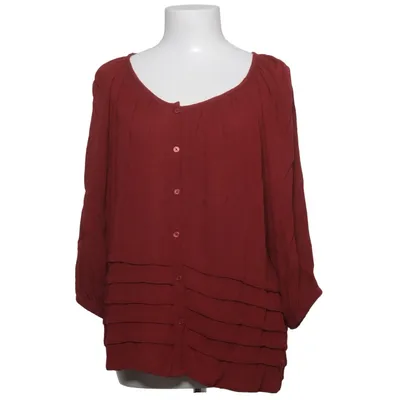 Blouse (Red) from Cream Viscose