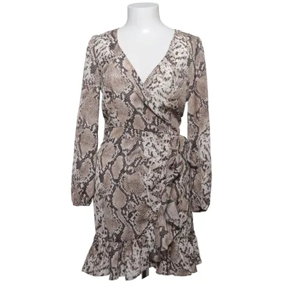 Omlottklänning (Beige, Svart) från Kilibbi Bomull, Polyester
