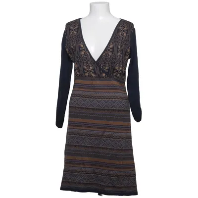 Robe (Bleu, Beige, Multicolore) de Piero Acrylique, Coton