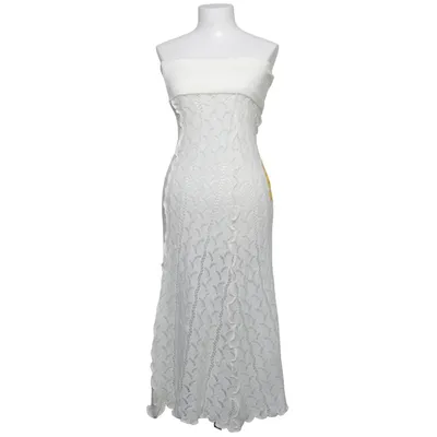 Kjole (Hvid) fra Pull & Bear Akryl, Elastan, Polyamid, Polyester