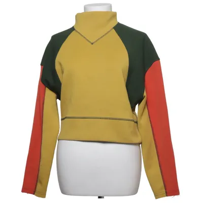 Collegetröja (Gul, Grön, Orange) från H&M Studio Elastan, Polyester, Viskos