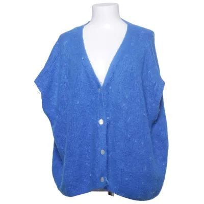 Vest (Blue) from Ganni Acrylic, Elastane, Mohair, Polyamide, Wool