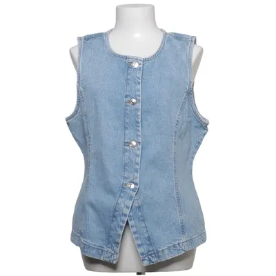 Spijker gilet (Blauw) van Perfect Jeans Elastaan, Organisch katoen
