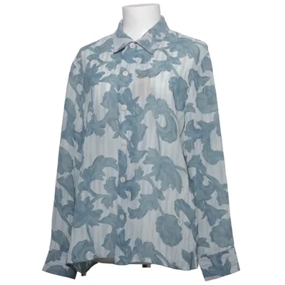 Bluse (Blå, Hvid) fra Lila Polyester