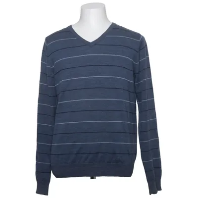 Pullover (Blauw, Grijs, Wit) van Dressmann Premium Collection Merinowol