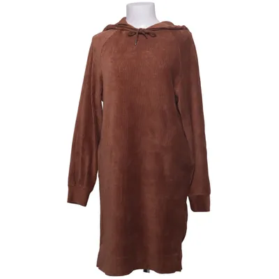 Hood dress (Brown) from 17&co. Cotton, Elastane, Polyester
