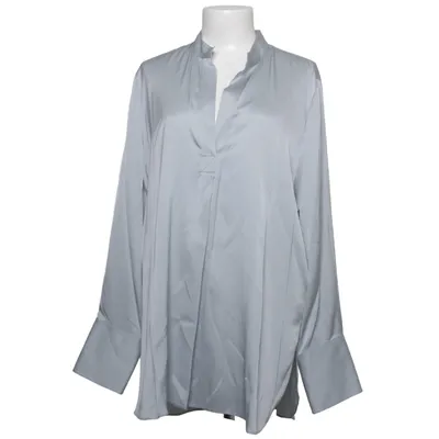 Blouse (Gray) from By Malene Birger Elastane, Silk