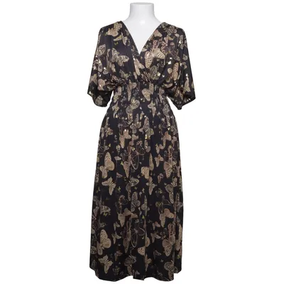 Långklänning (Svart, Brun) från Zanca Sonne Elastan, Polyester